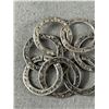 Image 3 : Vintage Silver Large Ring Links Bracelet