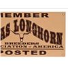 Image 2 : Texas Longhorn Breeders Association Porcelain Sign