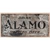 Image 2 : Alamo Beer Pre-Prohibition Tin Advertising Sign