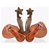 Image 6 : Silver Mounted Parade Spurs Circa 1940's