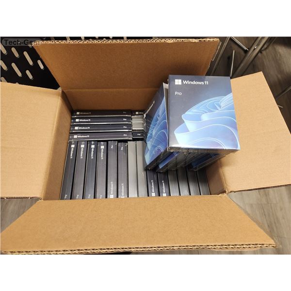 Lot of 28 Brand New Windows 11 Pro Install USB with Activation Key - New Sealed