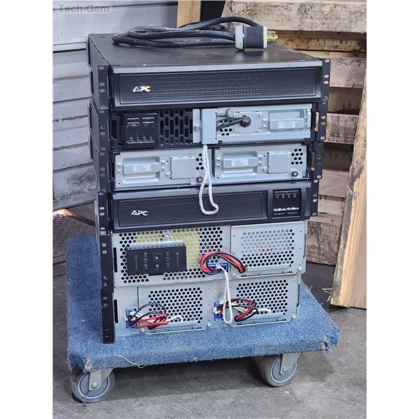 Lot of 6 APC UPS Backup Battery Units – Various Models