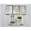 Image 1 : Lot of 5 1TB 3.5" Hard Drives - Wiped