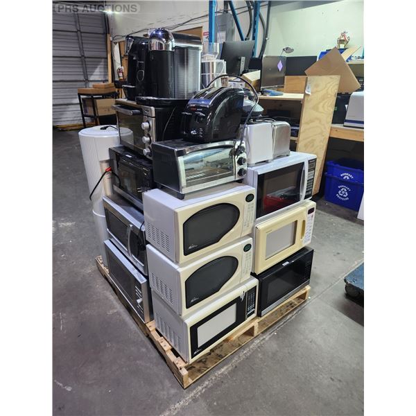 Lot of Small Kitchen Appliances - Water Coolers, Microwaves, Toasters + More