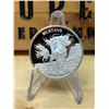 Lot 20-1)  1 oz Tokelau Mustang silver coin
