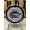 Lot 43-1) 1 oz Australian Saltwater Crocodile silver coin