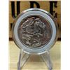 Lot 46-1) 1 oz Ascension Island Dragon silver coin