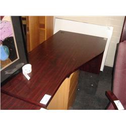 Mahogany Corner Computer Desk (p-22)