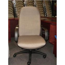 Grey  Hi Back Executive Knee Tilter