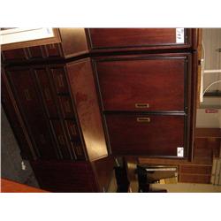 Mahogany Office Organizer/tv Armoire