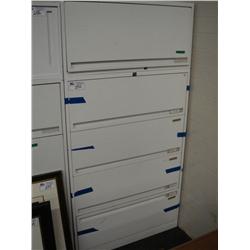 White 4 Drawer Lateral File Cabinet