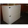 Image 1 : White Kimball 30"  2 Drawer Lateral File Cabinet