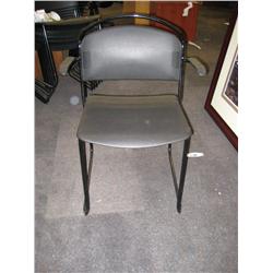 Black Slimline Stacking Chair