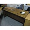 Image 1 : Walnut Double Pedestal Executive Desk