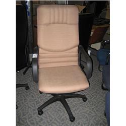 Cream Hi Back Executive Knee Tilter