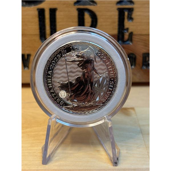 Lot 37-1) 1 oz Britannia 2023 silver
