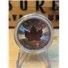 Image 1 : Lot 57-1)  1 oz Canadian Maple 2022 Silver