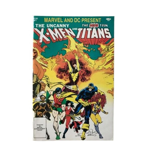 1982 The Uncanny X-Men and The New Teen Titans #1 Comic Book