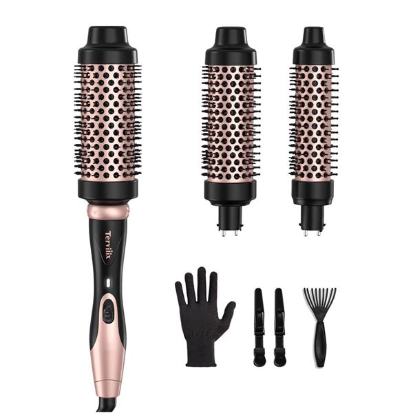 TERVIIIX 3 IN 1 CURLING BRUSH SET SEALED