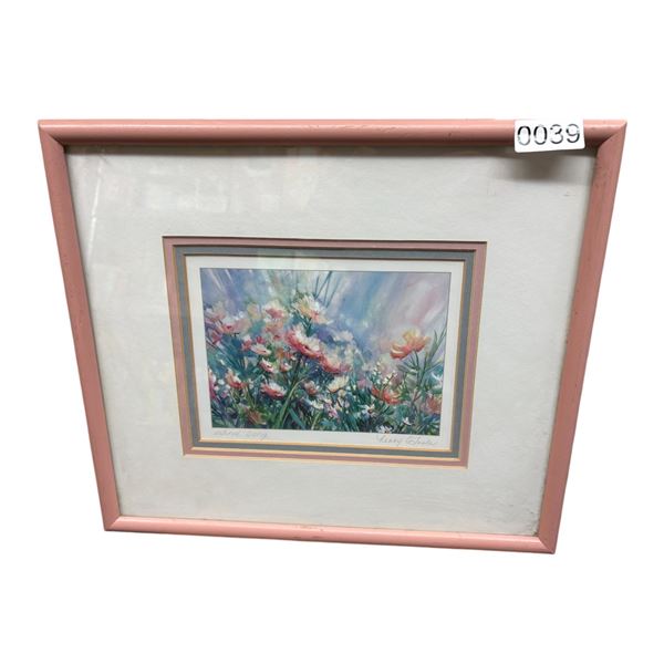 FRAMED "WINDSONG NANCY O 'TOOLE" CANADIAN PRINT FROM STATE (APPROX - 14in BY 13 1/2in)