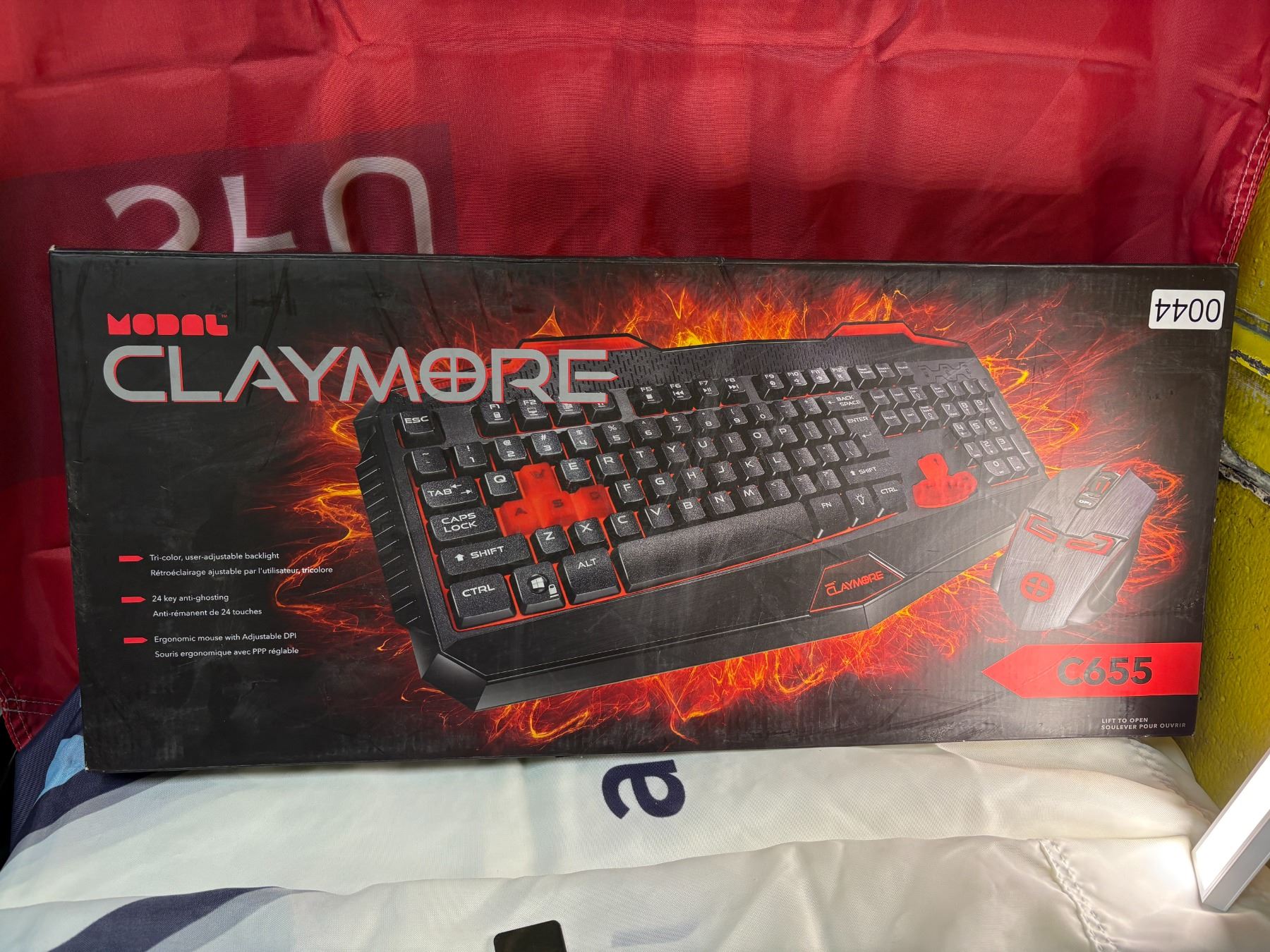 MODAL CLAYMORE C655 GAMING KEYBOARD AND MOUSE SET
