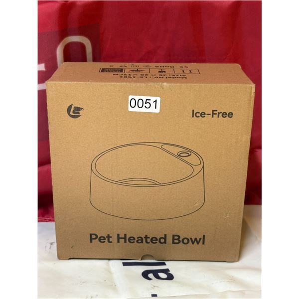 ICE FREE PET HEATED BOWL MODEL LS-1601