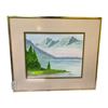 FRAMED SCENERY PAINTING/ PRINT SIGNED BY ARTIST AND DATED 2005 (APPROX - 15IN BY 13IN)
