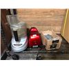 Image 1 : CUISINART FOOD PROCESSOR WITH OMEGA JUICER ATTACHMENTS AND MISC.