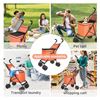 Image 7 : COLLAPSIABLE FOLDING UTILITY WAGON CART ORANGE