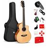 Image 1 : VANGOA ELECTRIC ACOUSTIC 36in GUITAR KIT DOES NOT INCLUDE BAG