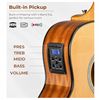Image 2 : VANGOA ELECTRIC ACOUSTIC 36in GUITAR KIT DOES NOT INCLUDE BAG