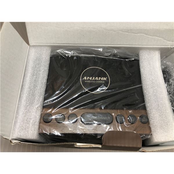 WIRELESS CHARGING ALARM CLOCK