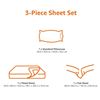 Image 3 : NEW AMAZON BASICS FULL SIXE BLACK MICROFIBER SHEET SETS