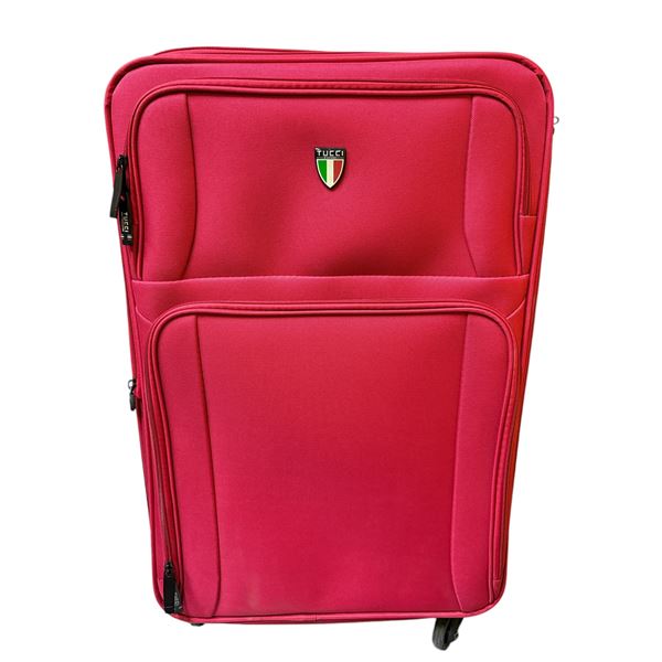 TUCCI ITTALIA 27IN TALL TRAVEL BAG 4 WHEEL