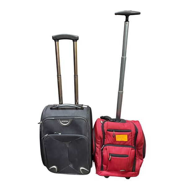 2PC HAND CARRY LUGGAGE BAGS 2 WHEEL (22IN & 17IN)