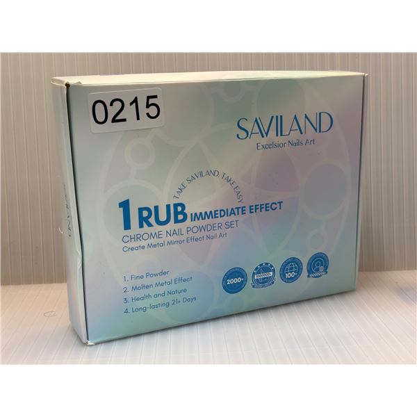 SEVILAND CHROME NAIL POWDER SET