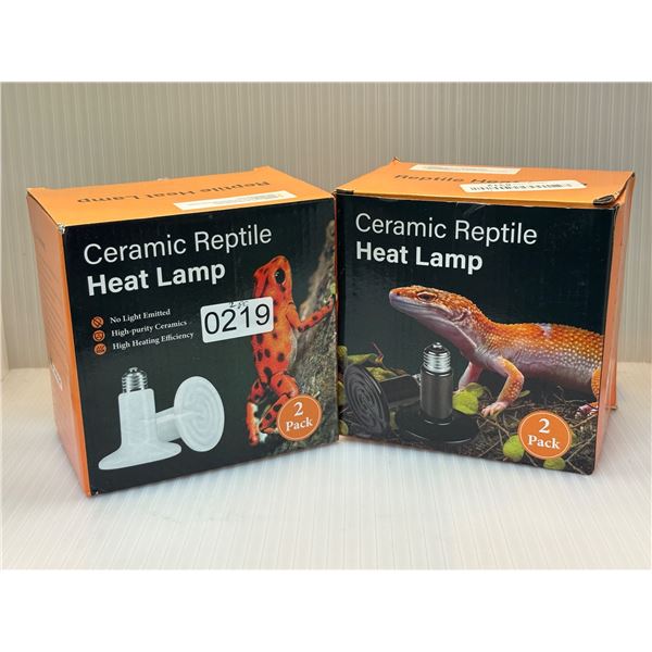TWO PIECE - CERAMIC REPTILE HEATLAMP