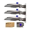 Image 1 : NEW LED 3 PACK PARKING LOT LIGHT 150 WATT NEW IN BOX RETAIL $369.99