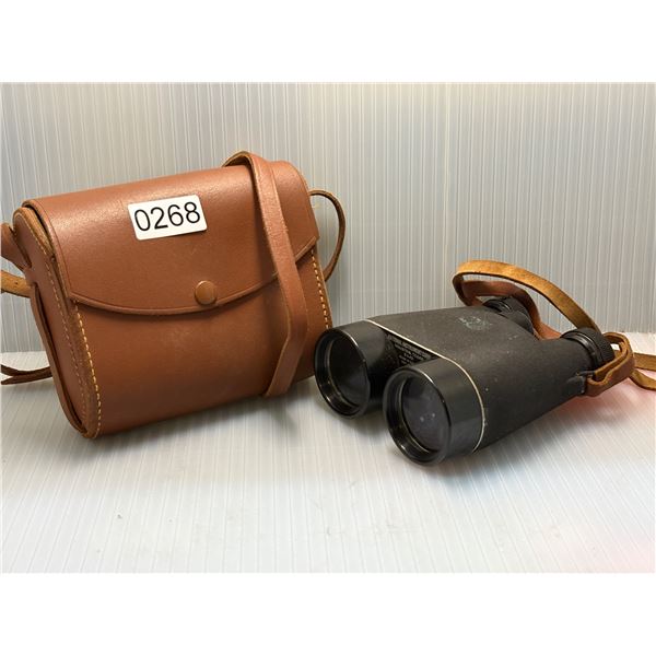 PAIR OF VINTAGE NATIONAL INSTRUMENT CORP 5*40 BINOCULARS WITH CASE BAG