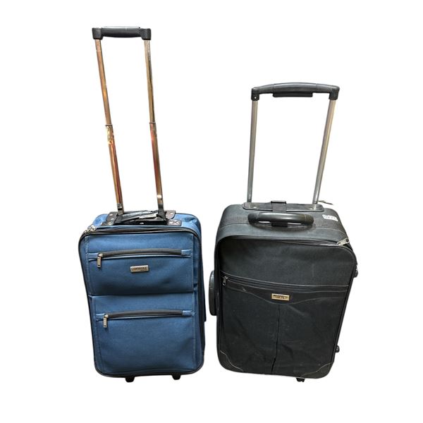 2 PIECE - CAMBRIDGE CRAVERLA AND BUCHE CARRY ON LUGGAGE BAGS