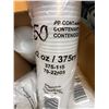 Image 1 : BOX FULL OF PLASTIPAK PAG DISPOSABLE CONTAINERS 375 ML