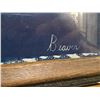 Image 3 : FRAMED "SWAN PAINTINGS" PRINT SIGN BY ARTIST BEAVER FROM STATE APPROX 18 IN X 22 IN