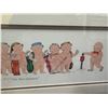 Image 3 : FRAMED "THE BOWL WASHERS" NUDE PRINT BY DIANNE L PATTERSON FROM ESTATE APPROX WITH ARTIST BIOGRAPHY