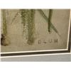 Image 2 : FRAMED PAINTING /  PRINT BY ARTIST BLUMB 18IN X 11.5 IN