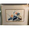 Image 1 : FRAMED ABSTRACT PAITING ON CANVAS SIGNED BY ARTIST FROM ESTATE 22IN X 17IN