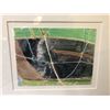 Image 2 : FRAMED  ABSTRACT PAINTING ON CANVAS SIGNED BY ARTIST 1991 APPROX 15IN X 12IN