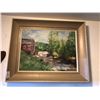 Image 1 : FRAMED 1959 PAINTING CANVAS SIGNED BY ARTIST AB ROBINSON APPROX 20.IN X 16.5IN
