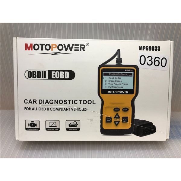 MOTOPOWER MOTO MP69033, OBDII CAR DIAGNOSTIC TOOL