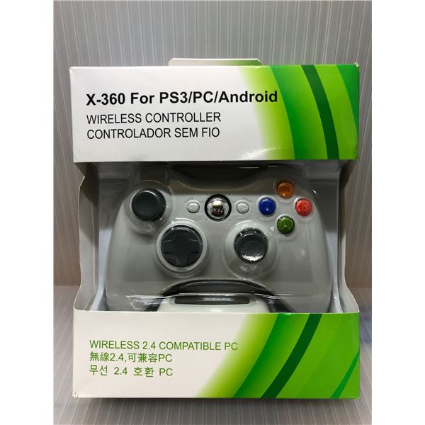 2 PCS - NEW X - 360 FOR PS3/PC/ANDROING WIRELESS CONTROLLER