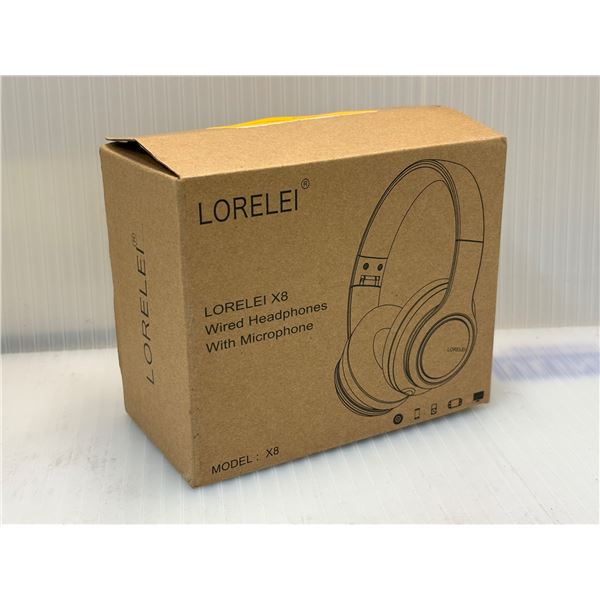 BASE BLACK RED LORELEI X8 WIRED HEADPHONES